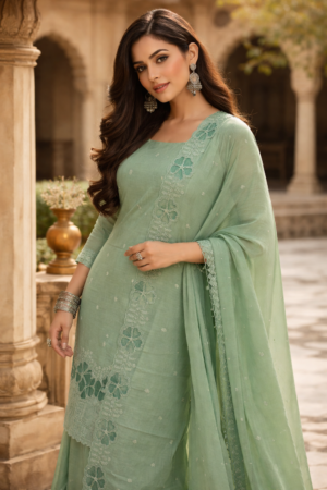 malai chandere suit duptta 3 pc set