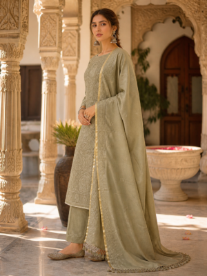 malai chandrere suit dupatta with bottom