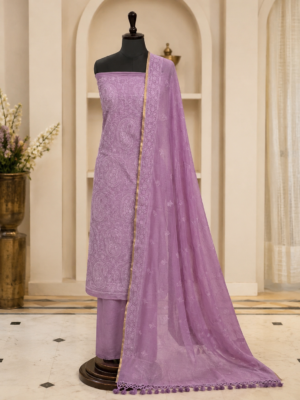 malai chandere suit dubatta set with bottom