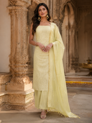 malai chandrere suit dupatta with bottom set