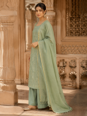 malai chandrere suit dupatta with bottom