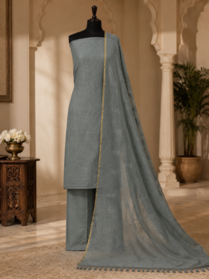 malai chandere suit dupatta with bottom
